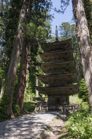 羽黒山五重塔（Five-story Pagoda of Mt. Haguro (National treasure)）