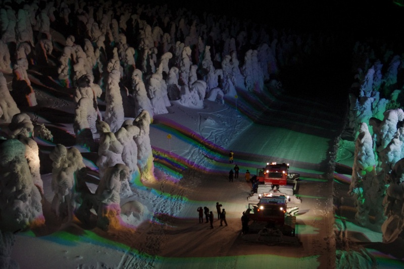 ナイトクルーザー号で行く『樹氷幻想回廊』ツアー