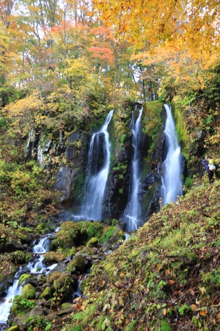 蔵王(不動滝遠景)（Fudo Waterfall in Zao 2）