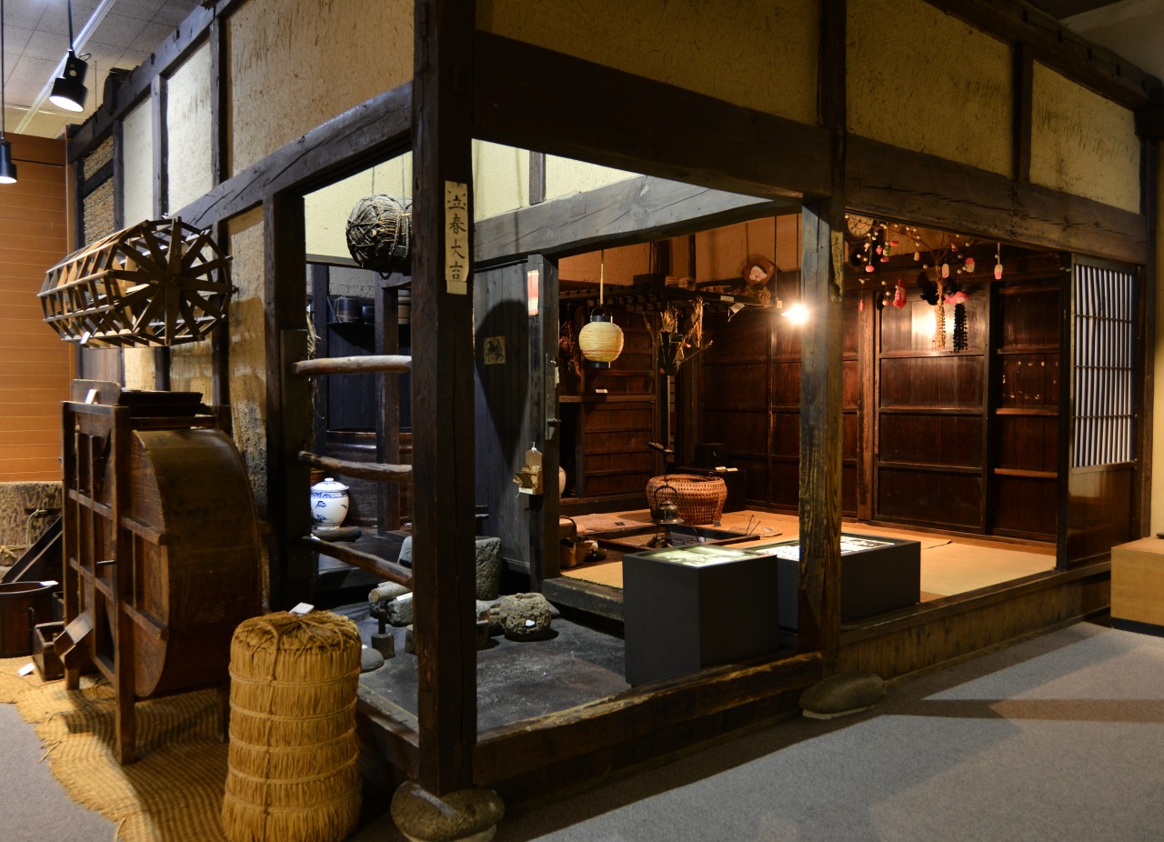 山形県立博物館 昔の農家の建物を再現したジオラマ展示！