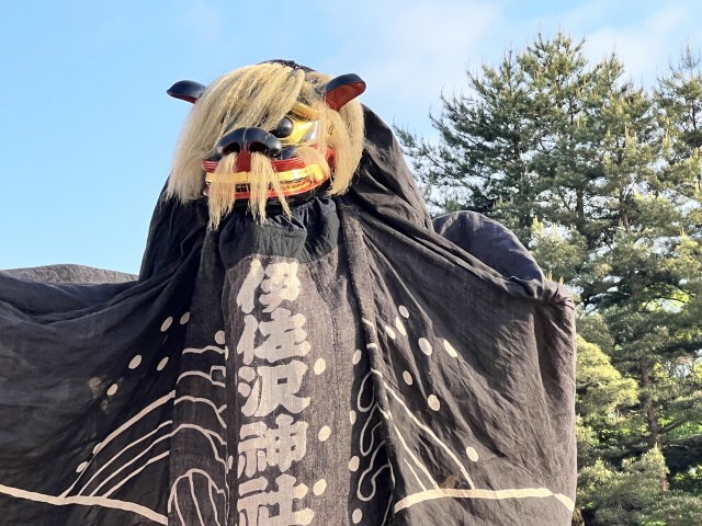 獅子舞（上伊佐沢　伊佐沢神社例祭）