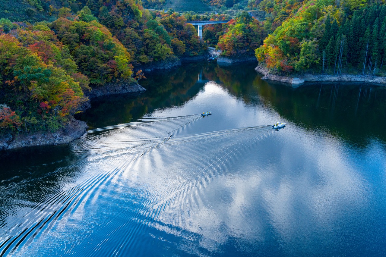 長井ダム ながい百秋湖 観光スポット やまがたへの旅 山形県の公式観光 旅行情報サイト