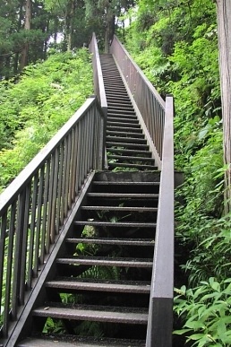 一の滝の階段