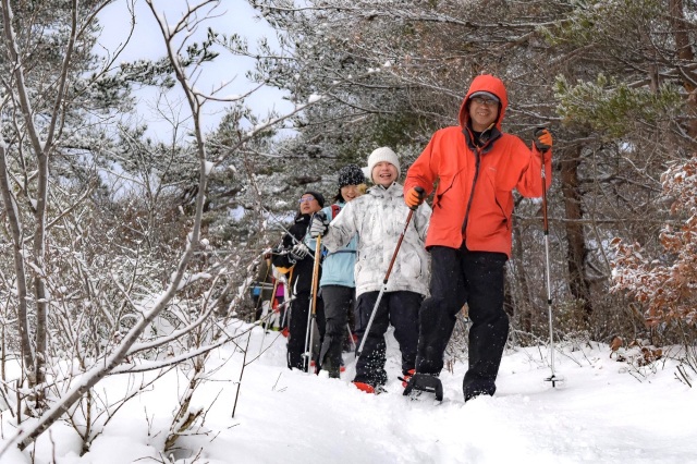 内山沢スノーシューハイク