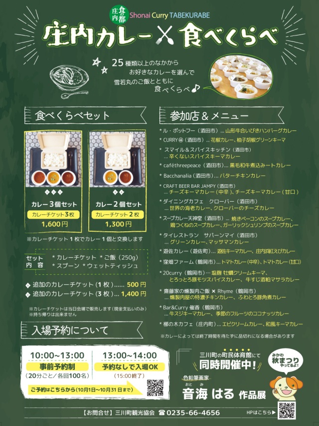 食べくらべセットと参加店&メニュー
